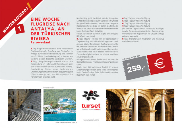 Flugreisen in die Türkei mit besten Preis-und Leistungsverhaeltnissen ! - Urlaub Reise - Antalya