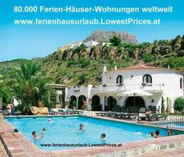 80.000 Ferien-Häuser-Wohnungen weltweit - Urlaub Reise - 