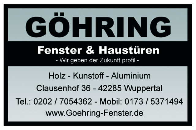 Fenster-Haustüre-Reparatur - Handwerk Hausbau Garten - Wuppertal