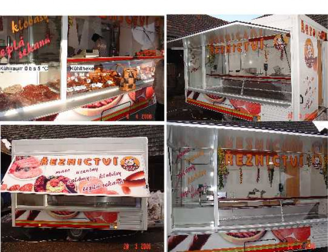 Fleisch und Wurst Verkaufsänhanger - Nutzfahrzeuge - Horice CZ