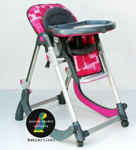 Komfortabler Alu Hochstuhl mit Schaukelfunktion von Pierre Cardin - Baby und Kind - 